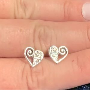 BRIGHTON MINI POST Heart earrings
